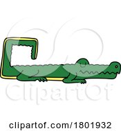 Poster, Art Print Of Cartoon Clipart Crocodile