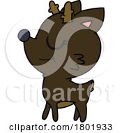 Cartoon Clipart Deer by lineartestpilot