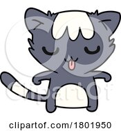 Poster, Art Print Of Cartoon Clipart Raccoon