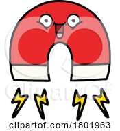 Cartoon Clipart Magnet Character by lineartestpilot