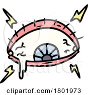 Cartoon Clipart Crazy Eye by lineartestpilot