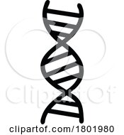 Poster, Art Print Of Dna Chain Icon