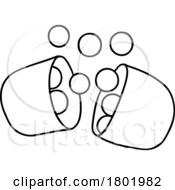 Cartoon Clipart Pill Tablet by lineartestpilot