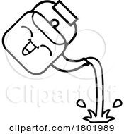Cartoon Clipart Pouring Kettle by lineartestpilot