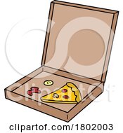 Cartoon Clipart Pizza Box by lineartestpilot