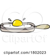 Cartoon Clipart Sunny Side Up Egg by lineartestpilot