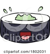 Cartoon Clipart Laughing Sushi