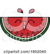 Poster, Art Print Of Cartoon Clipart Watermelon Mascot