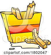 Cartoon Clipart Greasy French Fries