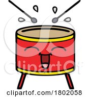 Poster, Art Print Of Cartoon Clipart Drum Mascot