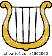 Cartoon Clipart Harp Or Lyre by lineartestpilot