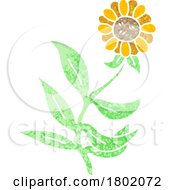 Cartoon Clipart Sunflower by lineartestpilot