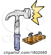 Cartoon Clipart Hammer And Nails