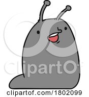 Poster, Art Print Of Cartoon Clipart Happy Slug