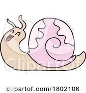 Poster, Art Print Of Cartoon Clipart Happy Snail