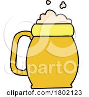 Cartoon Clipart Pint Of Beer by lineartestpilot