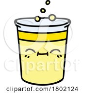 Cartoon Clipart Cup Of Lemonade by lineartestpilot