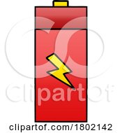 Poster, Art Print Of Cartoon Clipart Aa Battery