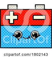 Poster, Art Print Of Cartoon Clipart Car Battery Mascot