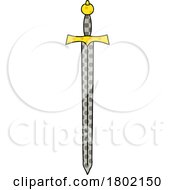 Poster, Art Print Of Cartoon Clipart Sword