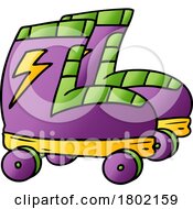Cartoon Clipart Roller Skates