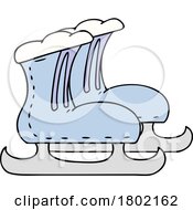 Cartoon Clipart Ice Skates by lineartestpilot