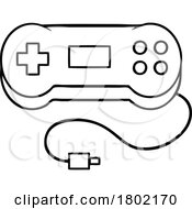 Cartoon Clipart Video Game Controller by lineartestpilot