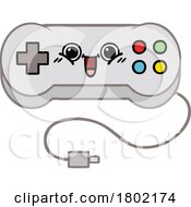 Cartoon Clipart Video Game Controller Mascot