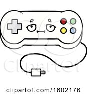 Poster, Art Print Of Cartoon Clipart Video Game Controller Mascot