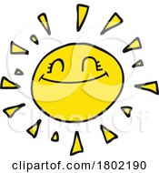Cartoon Clipart Happy Sun