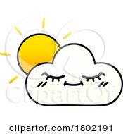 Poster, Art Print Of Cartoon Clipart Sun And Cloud