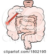 Cartoon Clipart Sick Intestines