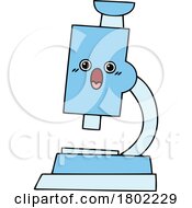 Poster, Art Print Of Cartoon Clipart Microscope Mascot