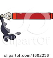 Cartoon Clipart Pen With Ink