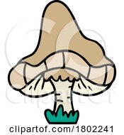 Cartoon Clipart Mushroom by lineartestpilot