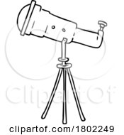 Poster, Art Print Of Cartoon Clipart Telescope