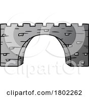 Poster, Art Print Of Cartoon Clipart Stone Bridge