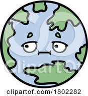 Cartoon Clipart Earth Mascot by lineartestpilot