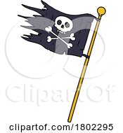 Poster, Art Print Of Cartoon Clipart Pirate Flag