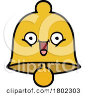 Cartoon Clipart Happy Bell by lineartestpilot