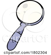 Cartoon Clipart Magnifying Glass by lineartestpilot