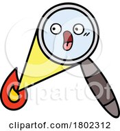 Magnifying Glass Starting a Fire by lineartestpilot #COLLC1802312-0180