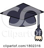 Poster, Art Print Of Cartoon Clipart Graduation Cap And Tassel