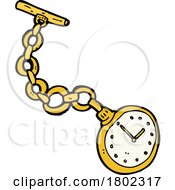 Poster, Art Print Of Cartoon Clipart Pocket Watch