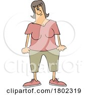 Poster, Art Print Of Cartoon Clipart Of A Mad Woman