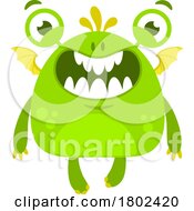 Cartoon Clipart Flying Monster