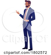 Business Man Cartoon Illustration by AtStockIllustration