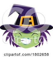 Poster, Art Print Of Halloween Witch Face