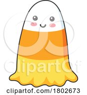 Poster, Art Print Of Halloween Candy Corn Ghost