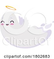 Halloween Angel Ghost by Vector Tradition SM